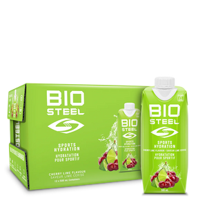 BioSteel Cherry Lime Sports Hydration Drink 500ml 12 pack