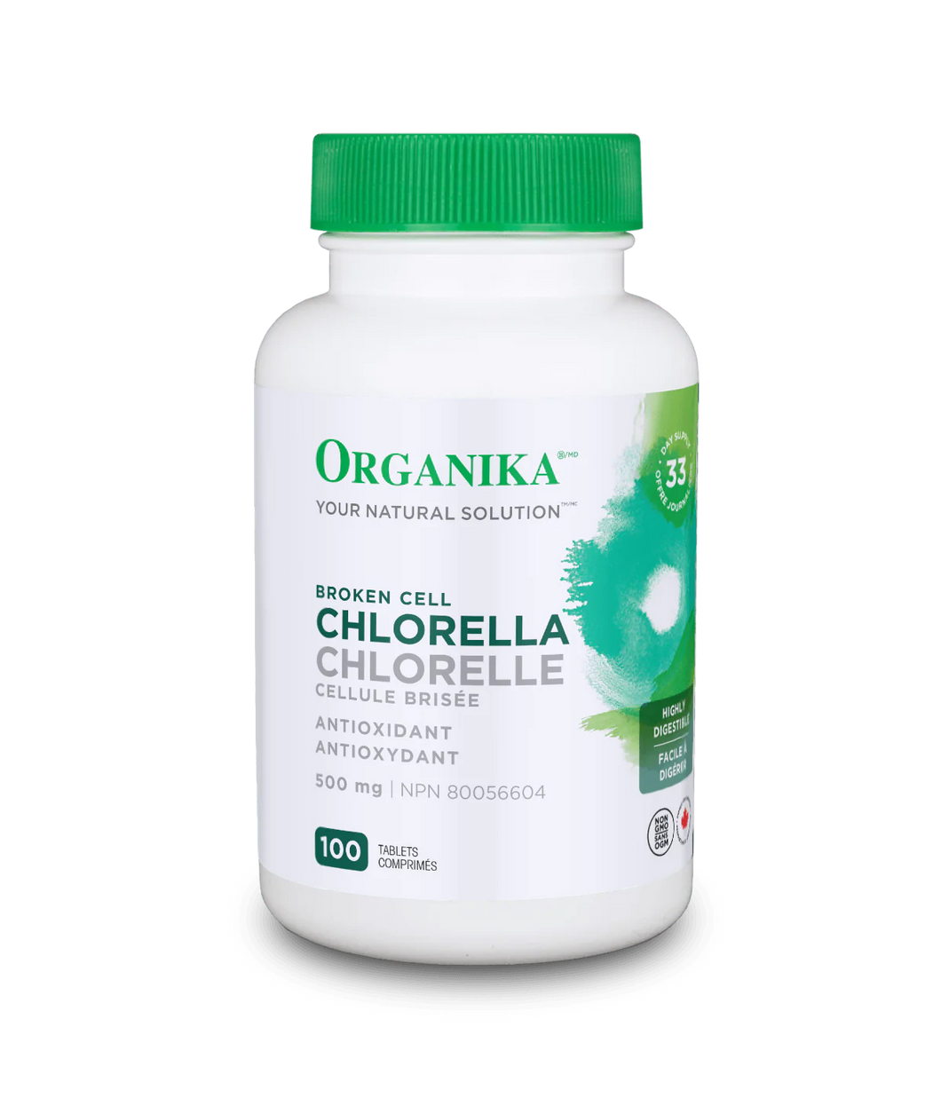 Organika Chlorella 500mg 200tabs