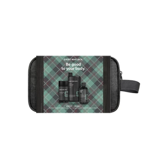 Every Man Jack Sea Salt Body Care Gift Set with Travel Bag