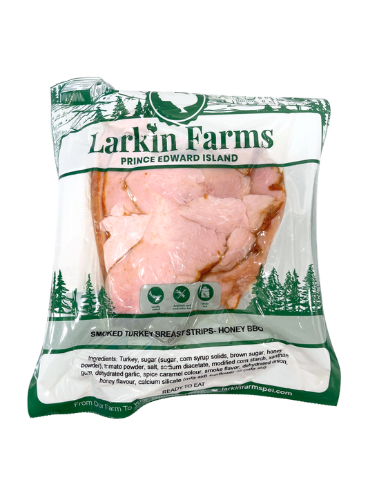 Larkin Farms Smoked Turkey Strips Honey BBQ 300g