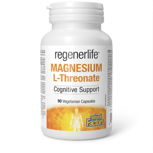 Natural Factors RegenerLife Magnesium L-Threonate 90 Vegetarian Capsules