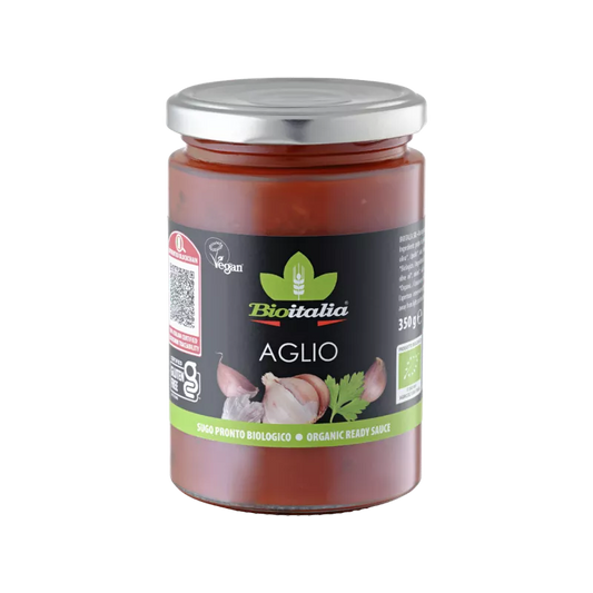 Bioitalia Aglio Organic Garlic Tomato Sauce 660g