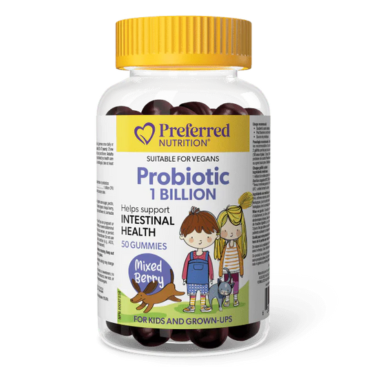 Preferred Nutrition Children's Probiotic 1 Billion 50 gummies