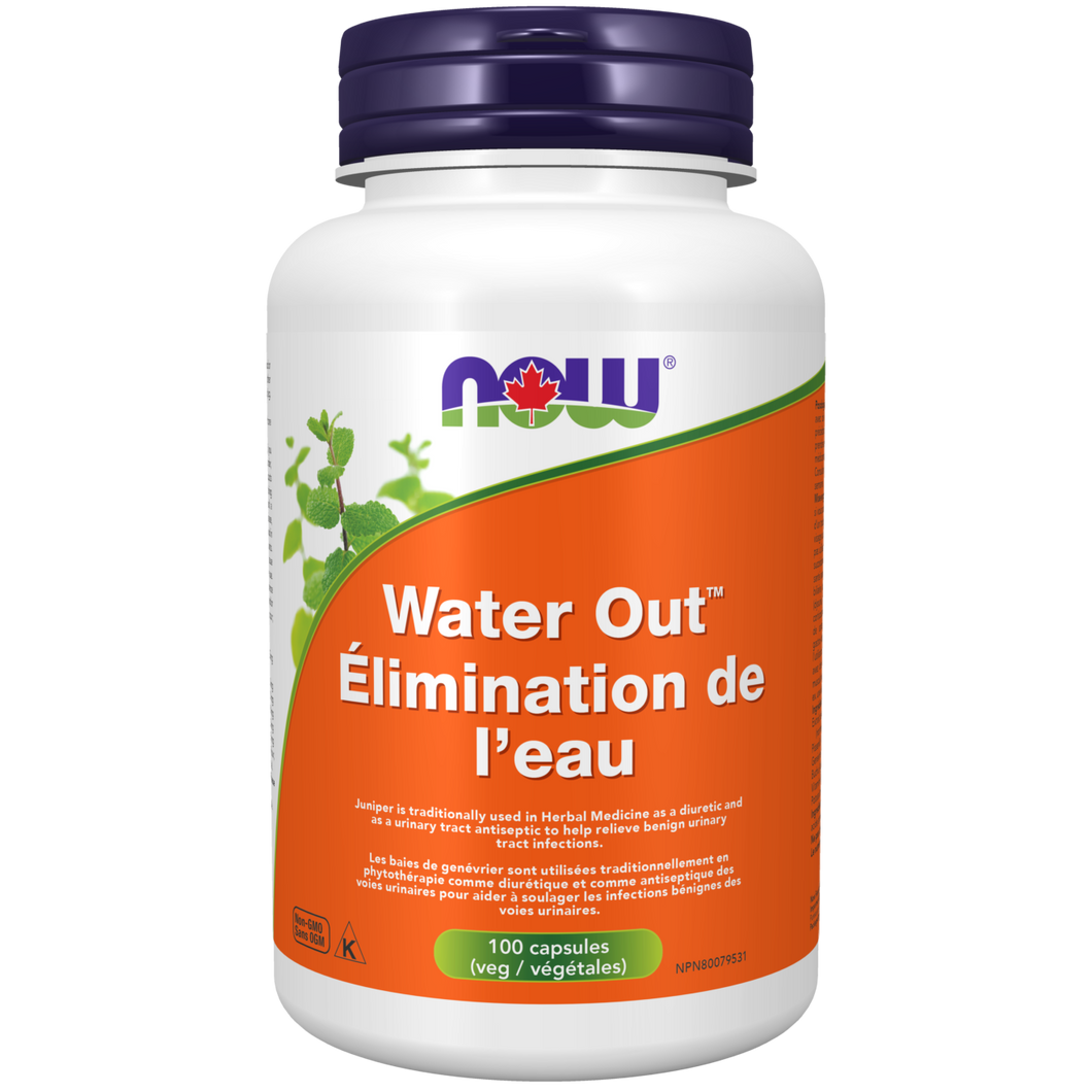 NOW Water Out Herbal Diuretic 100vegetarian capsules