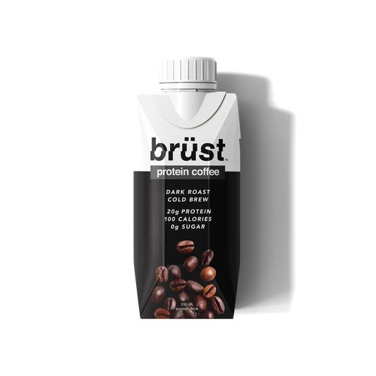 Brust Cold Brew Protein Coffee Dark Roast 330ml