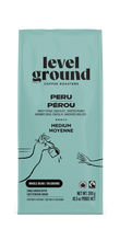 Load image into Gallery viewer, Level Ground Trading Peru Organic Medium Roast Whole Bean Coffee 300g
