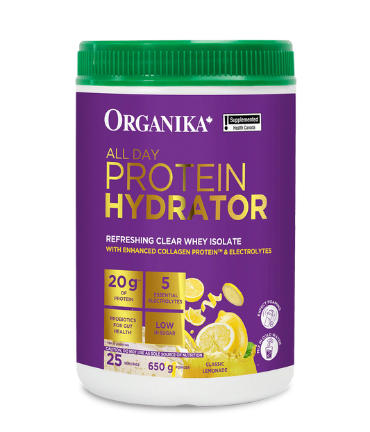 Organika All Day Protein Hydrator Lemonade 650g