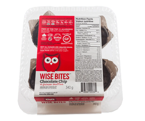 Wise Bites Gluten Free Chocolate Chip Quinoa Muffins 4pk 340g