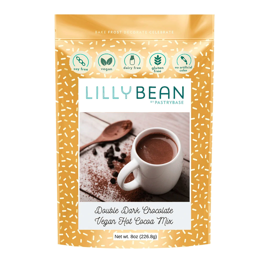 Lilly Bean Double Dark Vegan Hot Chocolate Mix 226g