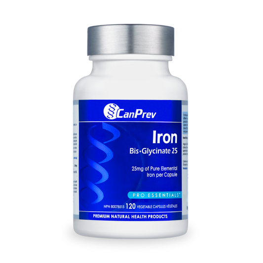 CanPrev Iron Bisglycinate 25mg 120vcap