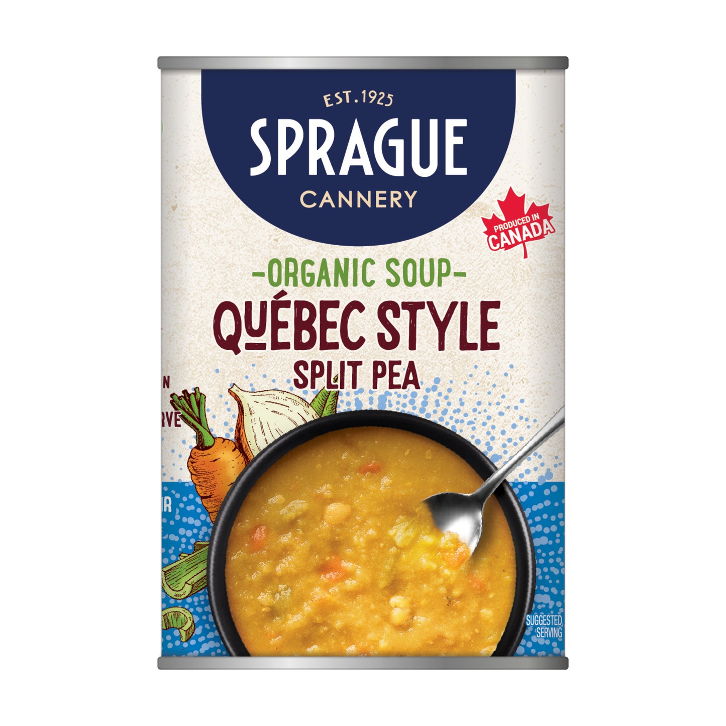 Sprague Organic Quebec Style Split Pea Soup 398ml