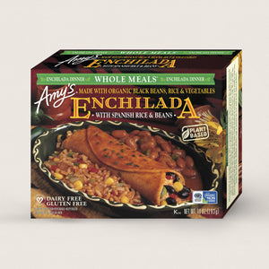 Amy's Black Bean Enchilada Frozen Meal 284g