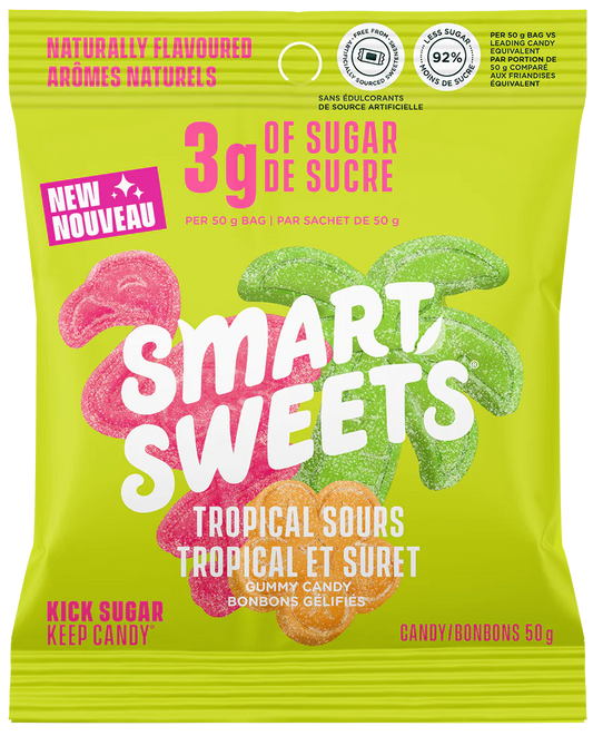 SmartSweets Tropical Sours Gummies 50g