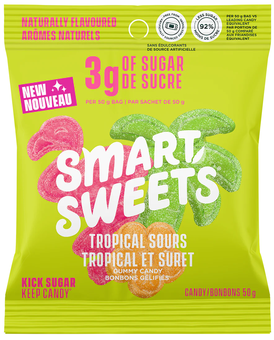 SmartSweets Tropical Sours Gummies 50g