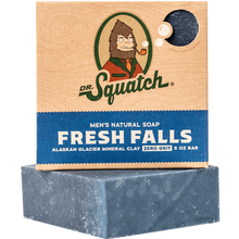 Load image into Gallery viewer, Dr. Squatch Fresh Falls Soap 141g
