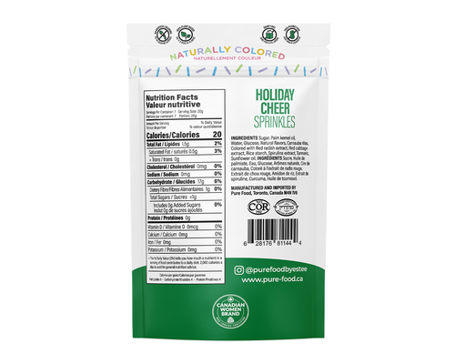 Pure Food By Estee Holiday Cheer Sprinkles 141g