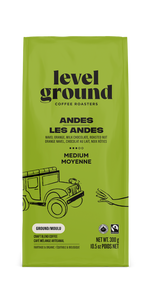 Level Ground Trading Andes Mountains Organic Ground Coffee 300g