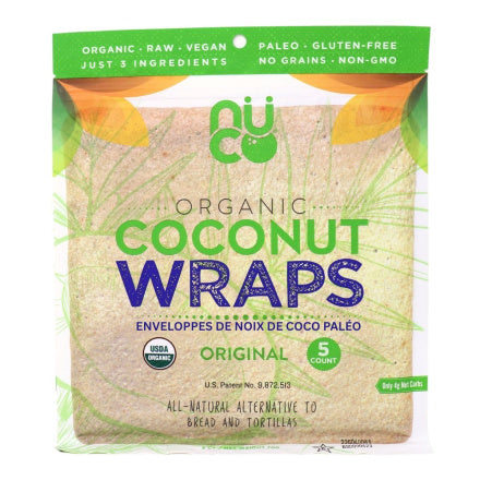 NUCO Organic Coconut Wraps Original 70g