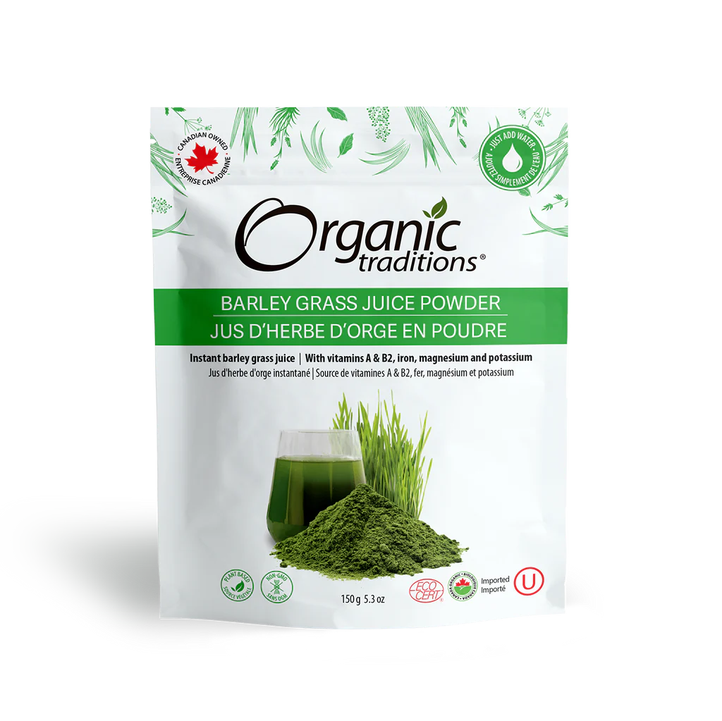 Organic Traditions Barley Grass Juice Powder 150g