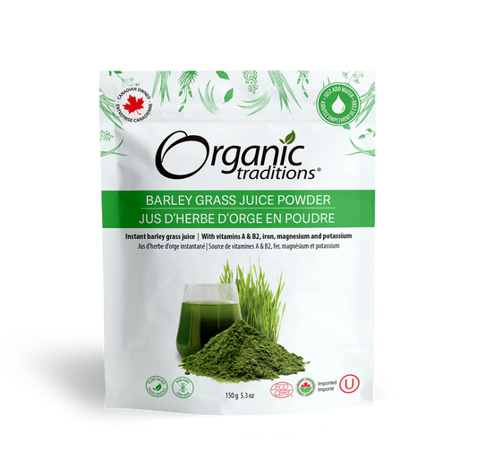 Organic Traditions Barley Grass Juice Powder 150g