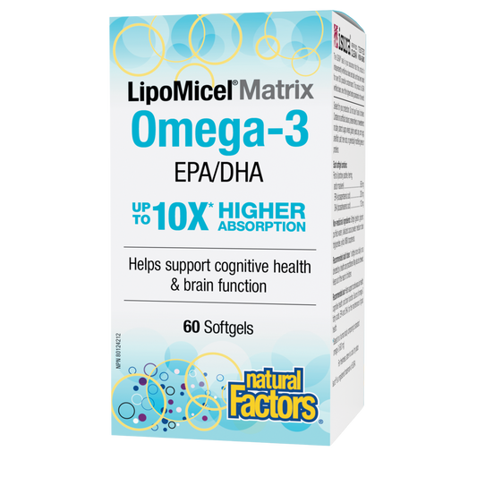 LipoMicel Matrix Omega-3 500mg 60 Softgels