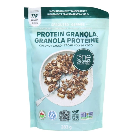 One Degree Sprouted Coco Cacao Protein Granola 283g