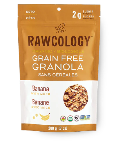 Rawcology Banana Raw Crunch Granola 200g