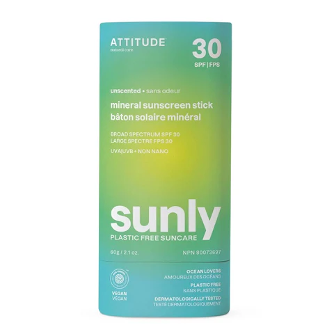 Attitude SPF 30 Tinted Sunscreen Face Stick 30g