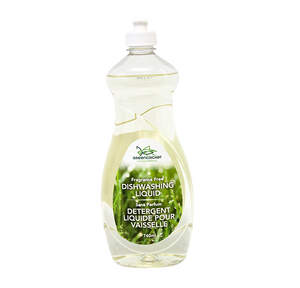 Green Cricket Liquid Dish Detergent Fragrance Free 750ml