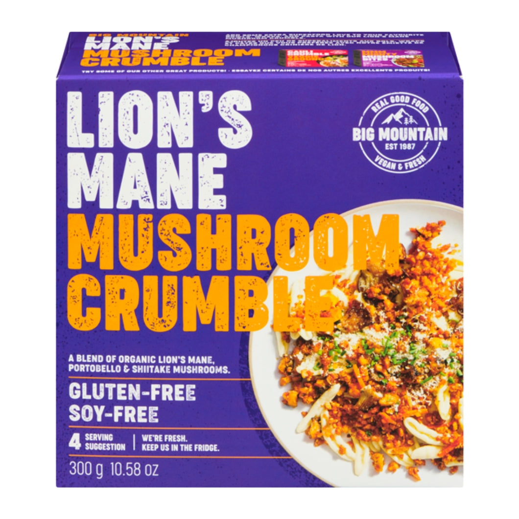 Big Mountain Foods Lion's Mane Mushroom Crumble 300g