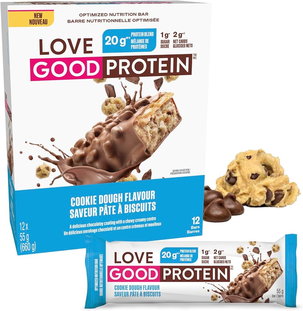 Love Good Fats Cookie Dough Protein Bar 55g 12pk