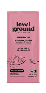 Level Ground Trading French Roast Whole Bean Coffee 300g