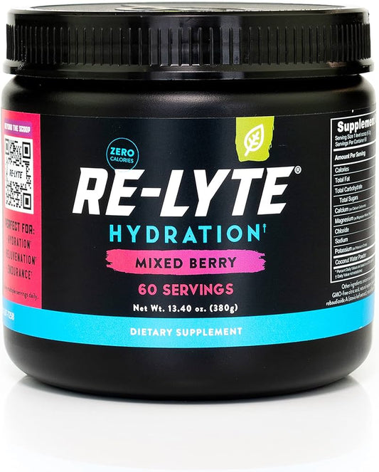 Redmond Re-Lyte Hydration Electrolyte Mix Mixed Berry 60 Servings 380g