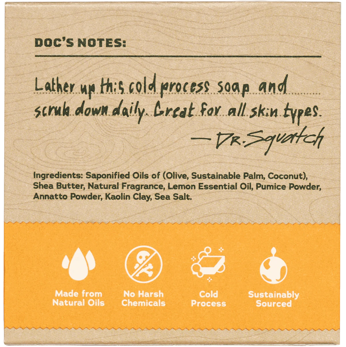 Dr. Squatch Summer Citrus Soap 141g