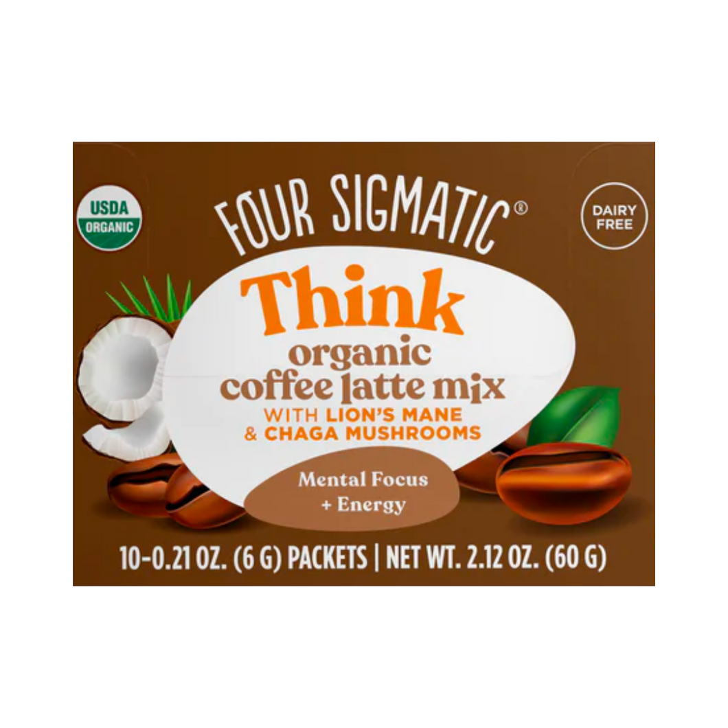 Four Sigmatic Think Coffee Latte with Lion's Mane Single Satchet 6g