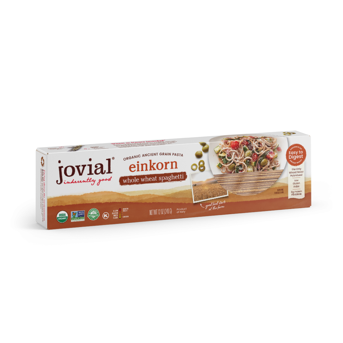 Jovial Organic Einkorn Whole Wheat Spaghetti 340g