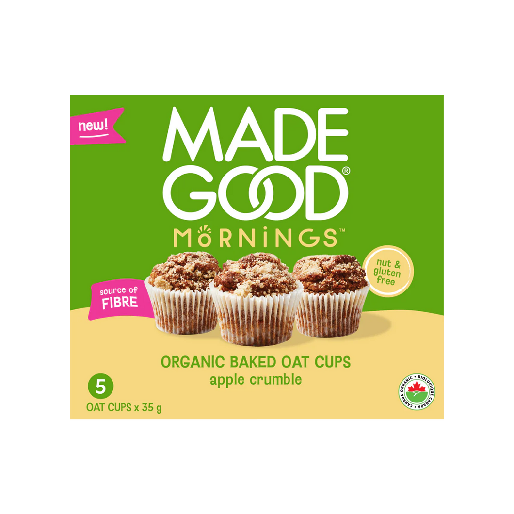 Made Good Mornings Oat Cups Apple Crumble 175g