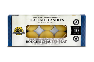 Dutchman's Gold Beeswax Candles Tea Lights 10pk