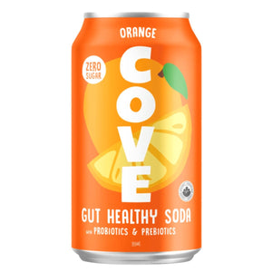 Cove Gut Healthy Soda Orange 355g 4pk