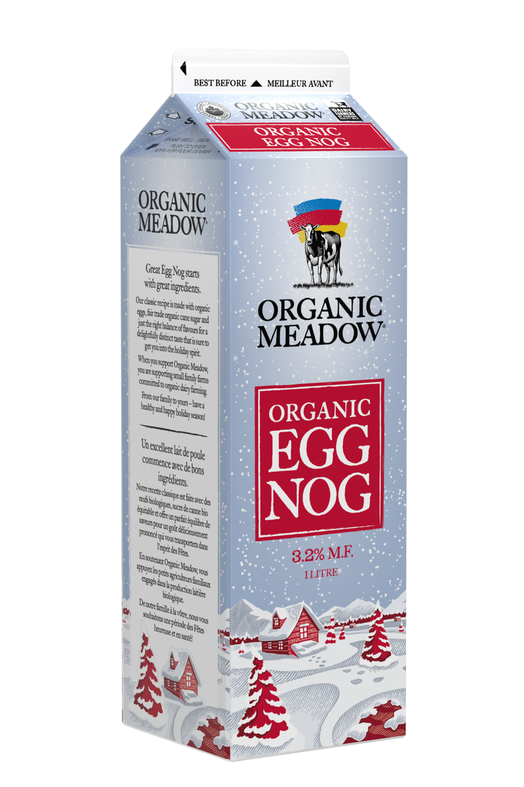 Organic Meadow Organic Egg Nog 1L