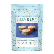 Load image into Gallery viewer, LillyBean Gluten Free Vanilla Bean Cupcake Mix 340g
