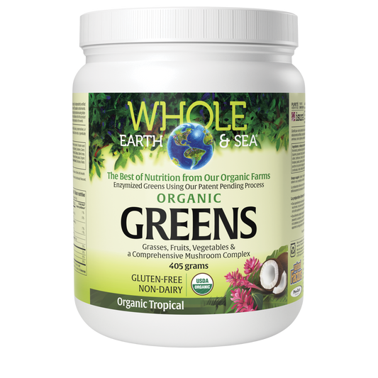 Whole Earth and Sea Fermented Greens Tropical 405g