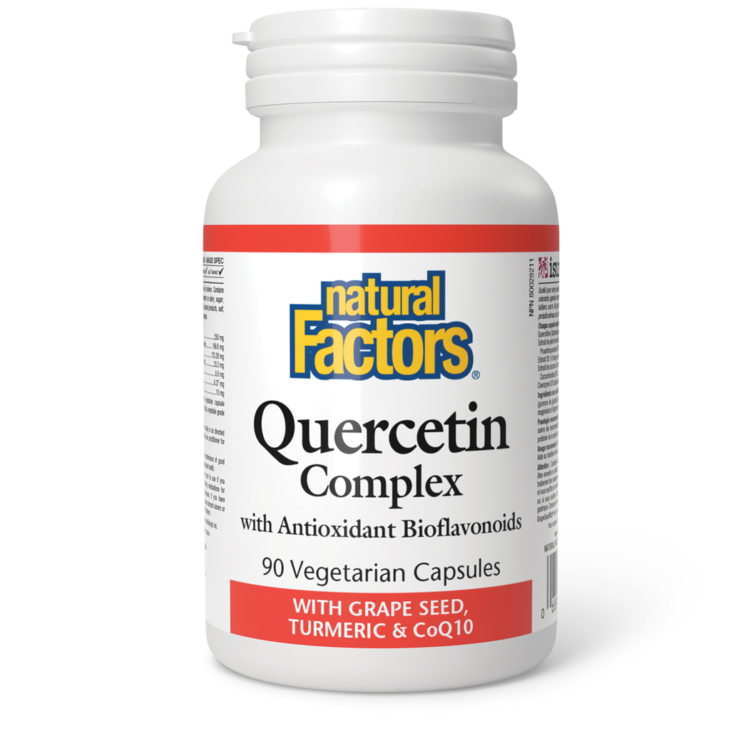 Natural Factors Quercetin Complex 90 Vegetarian Capsules