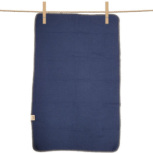 Cheeks Ahoy Organic Cotton Muslin Kitchen Towel Twilight