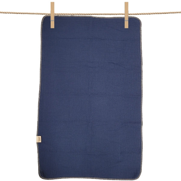 Cheeks Ahoy Organic Cotton Muslin Kitchen Towel Twilight