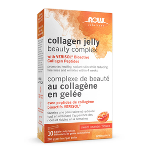 NOW Collagen Jellies Beauty Complex Sweet Orange 20g 10pk