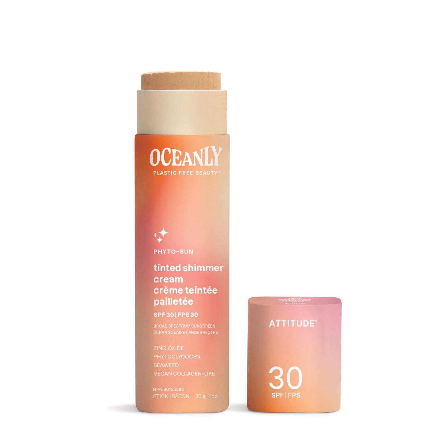 Attitude Phyto Sun Shimmer Cream SPF 30 8.5g