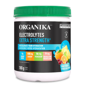 Organika Extra Strength Electrolytes Fruit Punch 30 Servings 180g