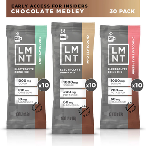 LMNT Chocolate Medley Electrolyte Mix 30 Pack NEW LIMITED TIME ONLY