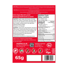 Load image into Gallery viewer, Moo Free Caramel Festive Filled Shapes 65g
